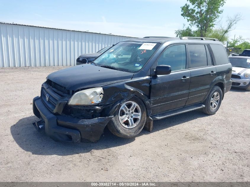 2003 Honda Pilot Ex-L VIN: 2HKYF185X3H514002 Lot: 39382714