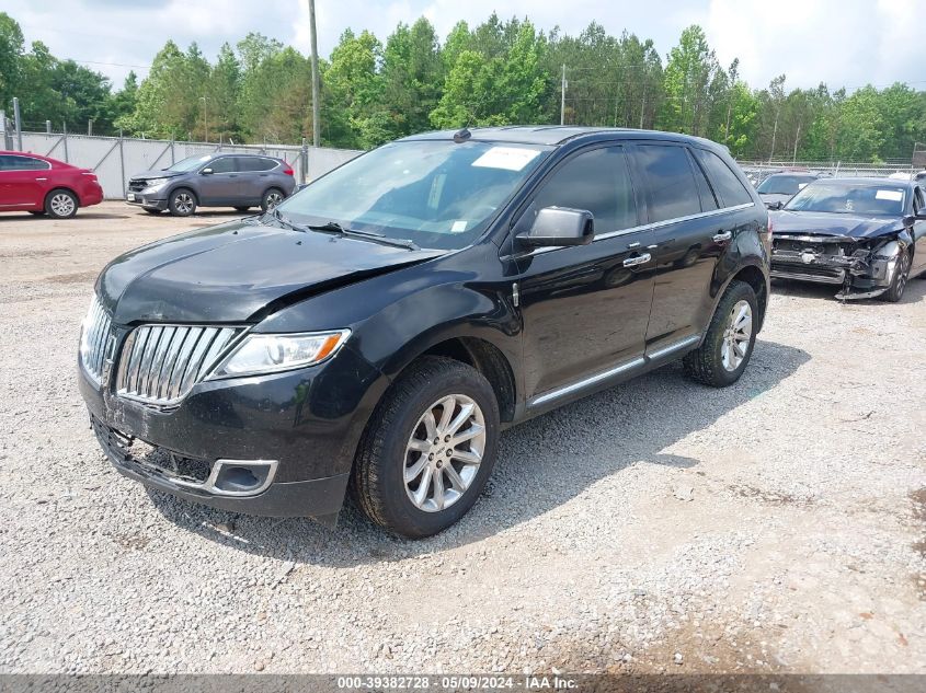 2011 Lincoln Mkx VIN: 2LMDJ6JK4BBJ01481 Lot: 39382728