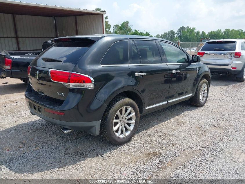 2011 Lincoln Mkx VIN: 2LMDJ6JK4BBJ01481 Lot: 39382728