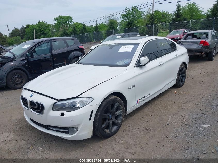 2013 BMW 550I xDrive VIN: WBAFU9C59DDY72408 Lot: 39382755