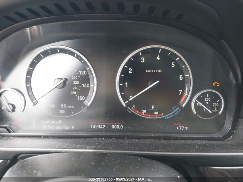 2013 BMW 550I xDrive VIN: WBAFU9C59DDY72408 Lot: 39382755