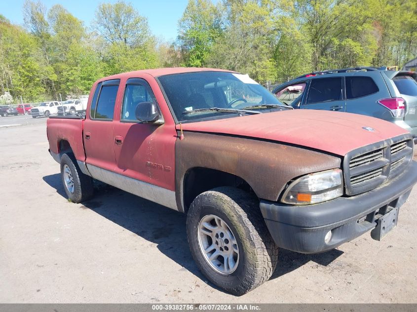 2002 Dodge Dakota Slt VIN: 1B7HG48NX2S552618 Lot: 39382756