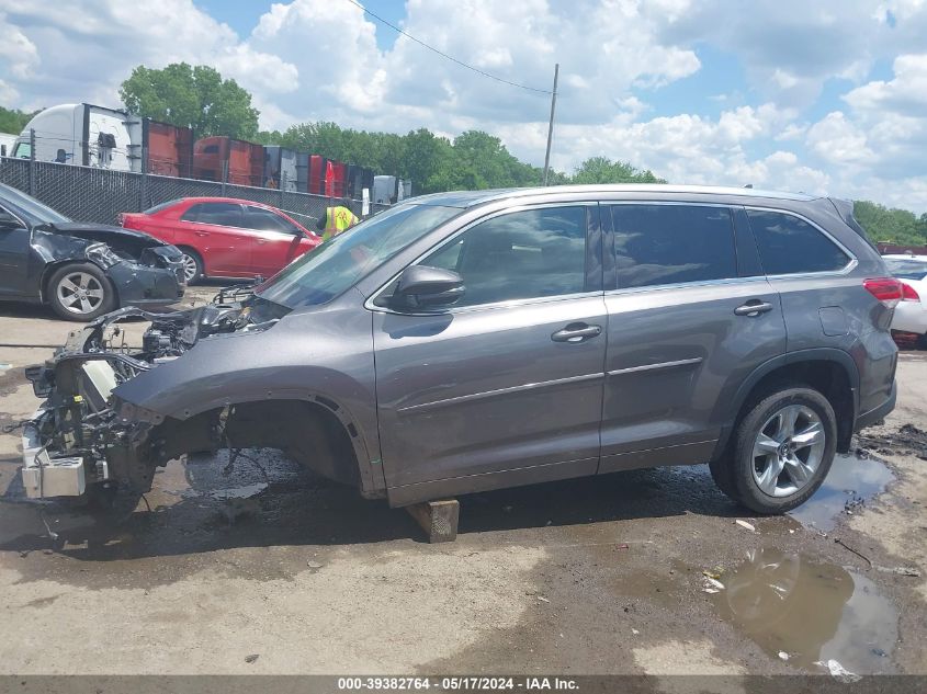 2018 Toyota Highlander Limited VIN: 5TDDZRFH5JS800218 Lot: 39382764