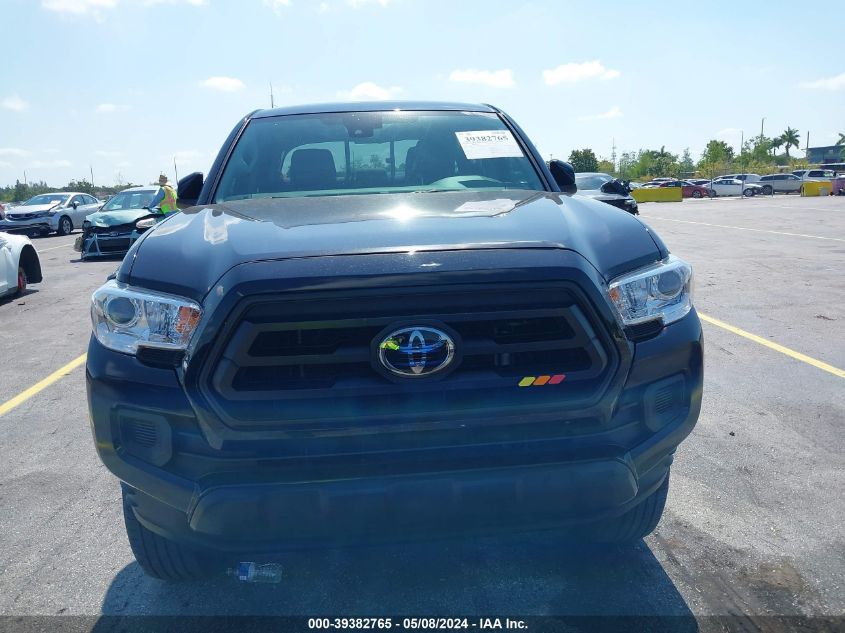 2022 Toyota Tacoma Sr VIN: 3TYAX5GN8NT046408 Lot: 39382765