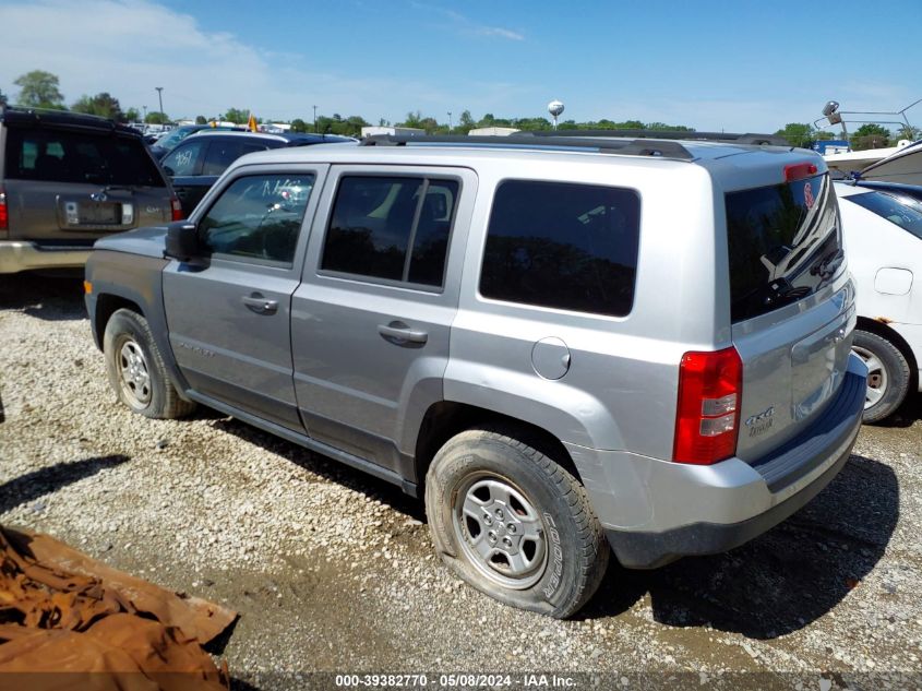 2015 Jeep Patriot Sport VIN: 1C4NJRBB0FD155140 Lot: 39382770