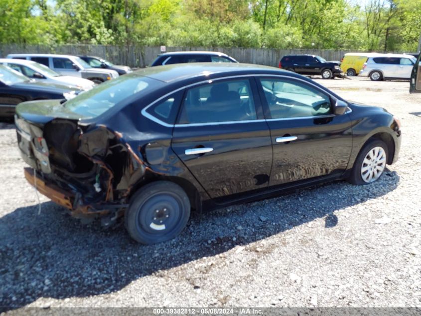 2014 Nissan Sentra S VIN: 3N1AB7AP2EY203071 Lot: 39382812