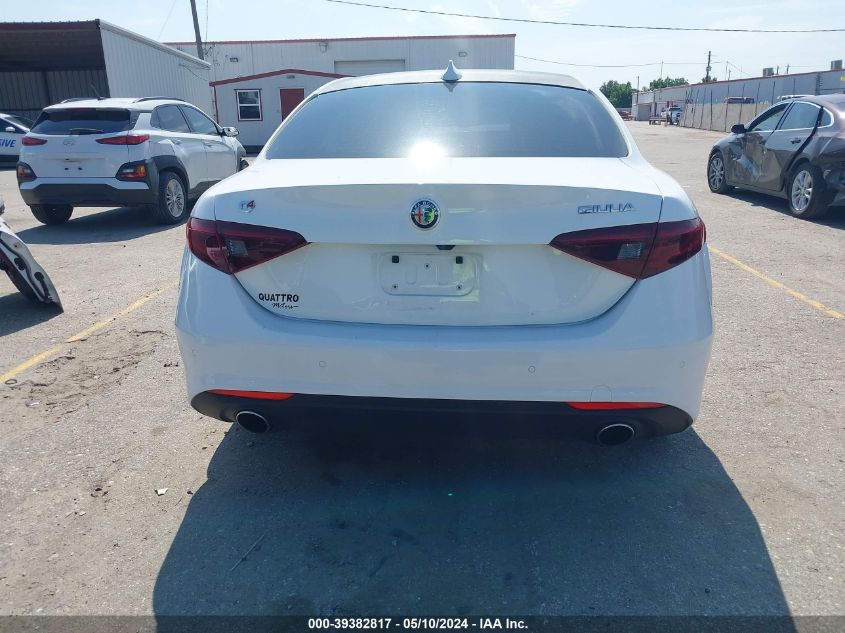 2021 Alfa Romeo Giulia Awd VIN: ZARFANAN0M7638976 Lot: 39382817