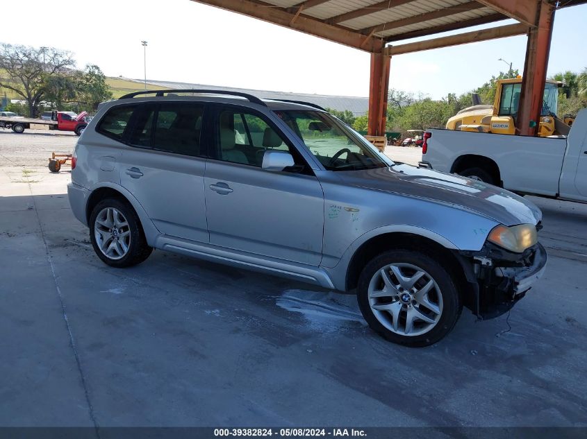 2006 BMW X3 3.0I VIN: WBXPA93426WG86570 Lot: 39382824