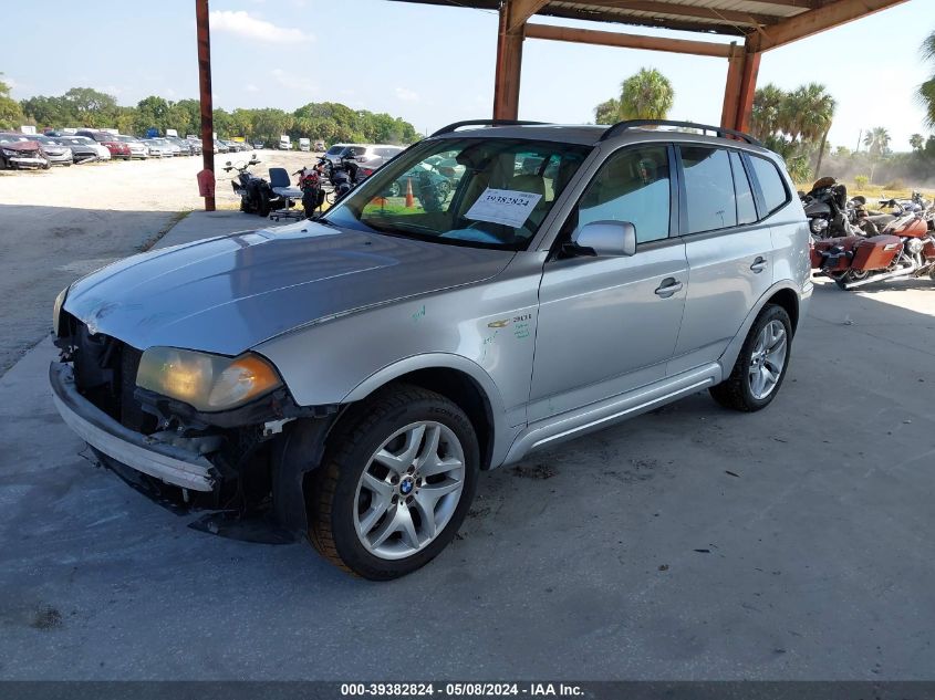 2006 BMW X3 3.0I VIN: WBXPA93426WG86570 Lot: 39382824