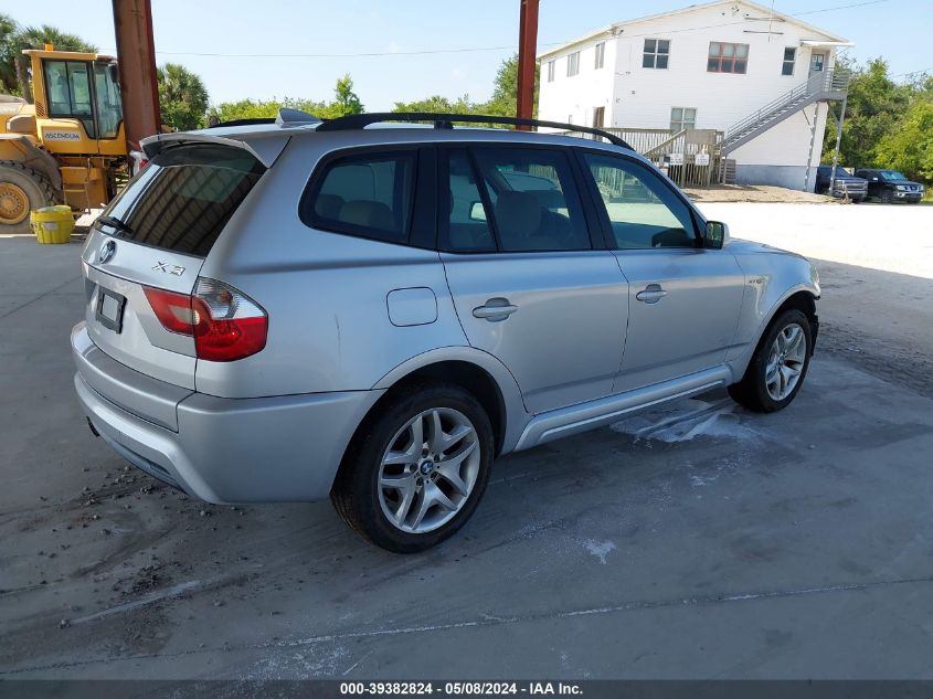 2006 BMW X3 3.0I VIN: WBXPA93426WG86570 Lot: 39382824