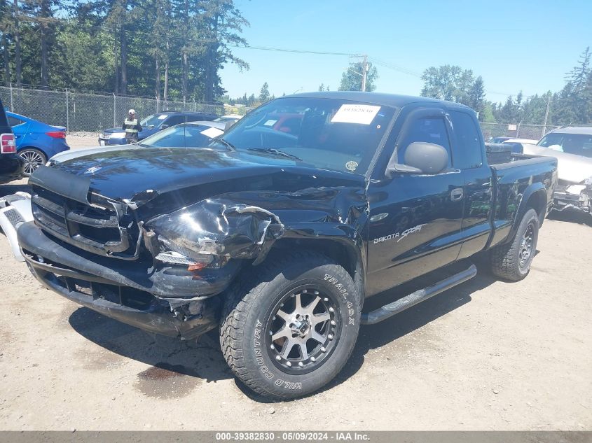 2000 Dodge Dakota Slt/Sport VIN: 1B7GG22N3YS791395 Lot: 39382830