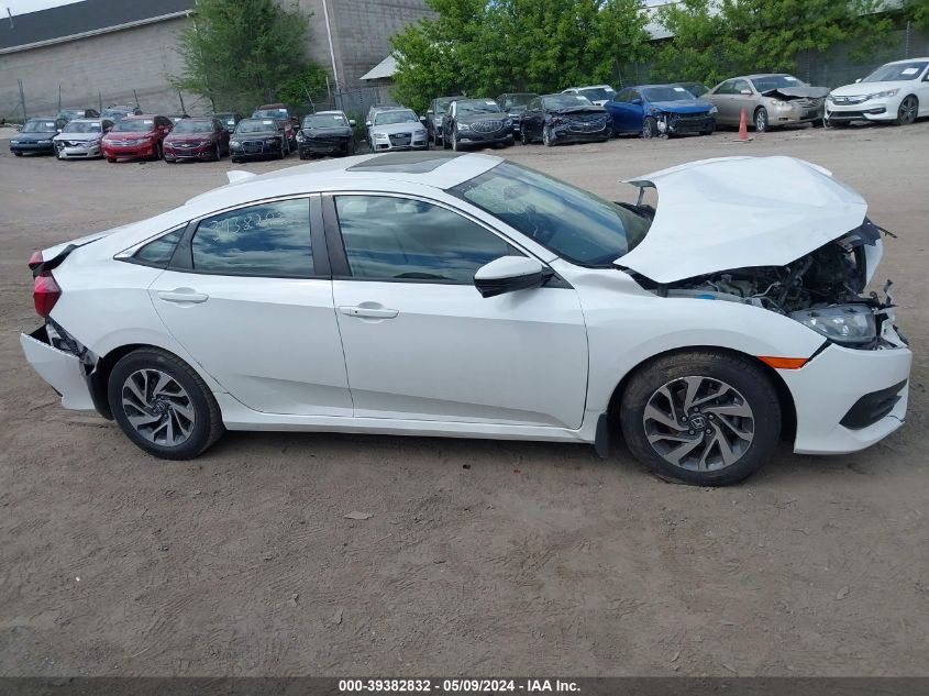2018 Honda Civic Ex VIN: 19XFC2F7XJE043318 Lot: 39382832