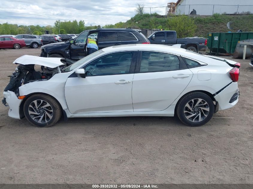 2018 Honda Civic Ex VIN: 19XFC2F7XJE043318 Lot: 39382832