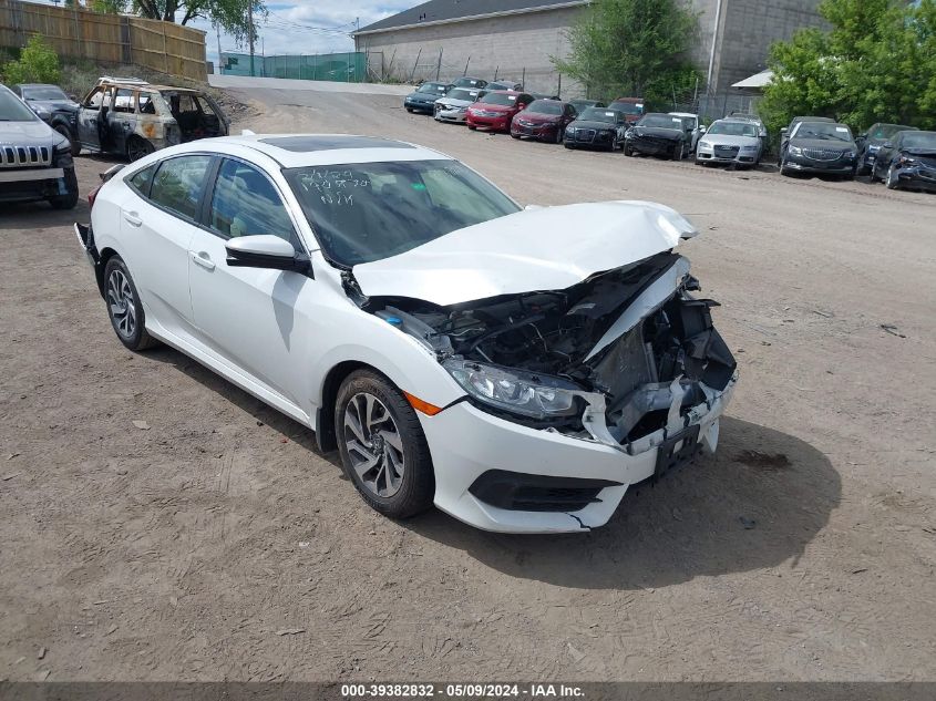 2018 Honda Civic Ex VIN: 19XFC2F7XJE043318 Lot: 39382832