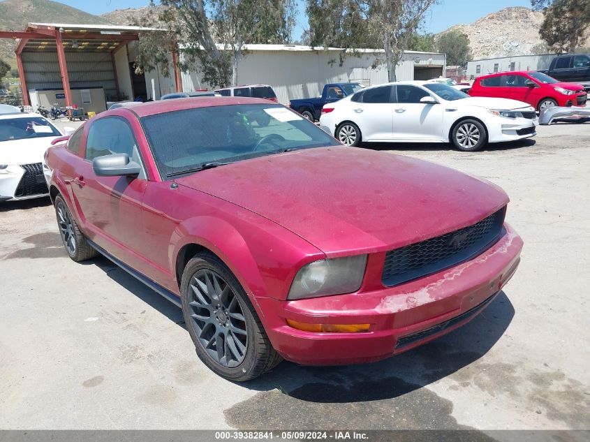 2006 Ford Mustang V6 VIN: 1ZVFT80N665245826 Lot: 39382841