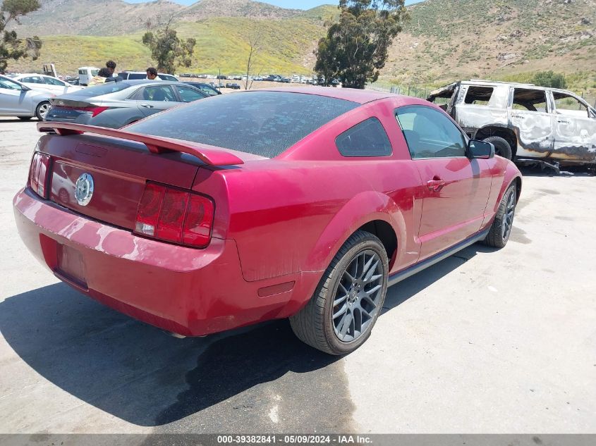 2006 Ford Mustang V6 VIN: 1ZVFT80N665245826 Lot: 39382841