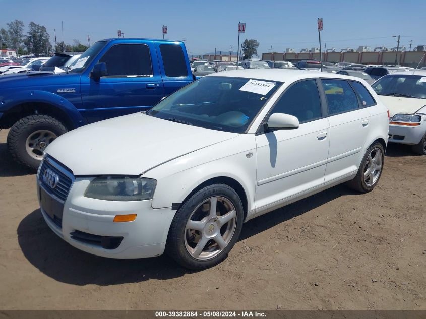 2006 Audi A3 2.0T VIN: WAUHF78P06A005811 Lot: 39382884