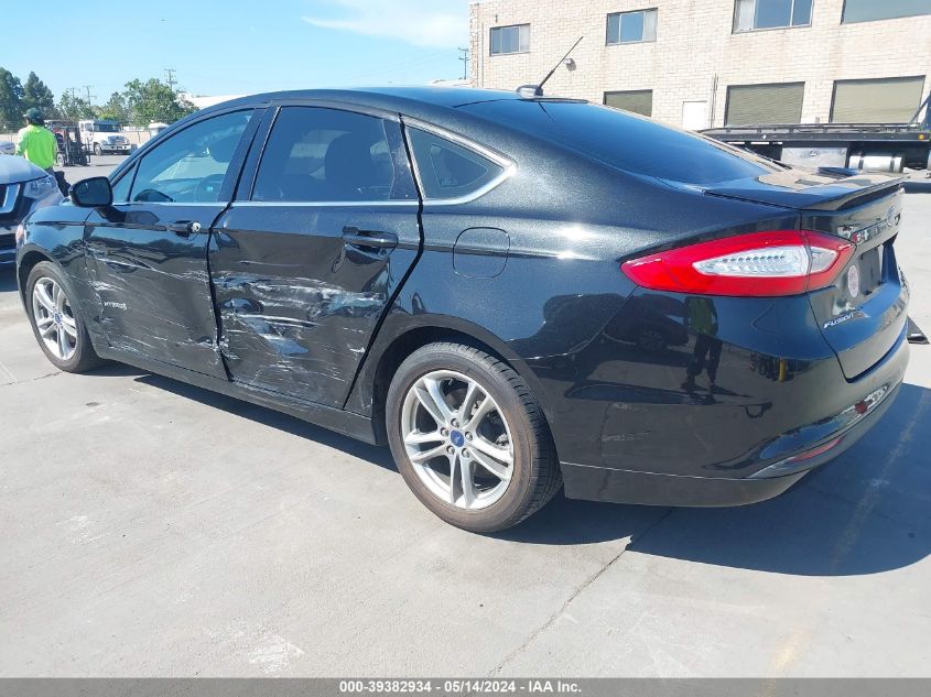 2015 Ford Fusion Hybrid Se VIN: 3FA6P0LU3FR163826 Lot: 39382934