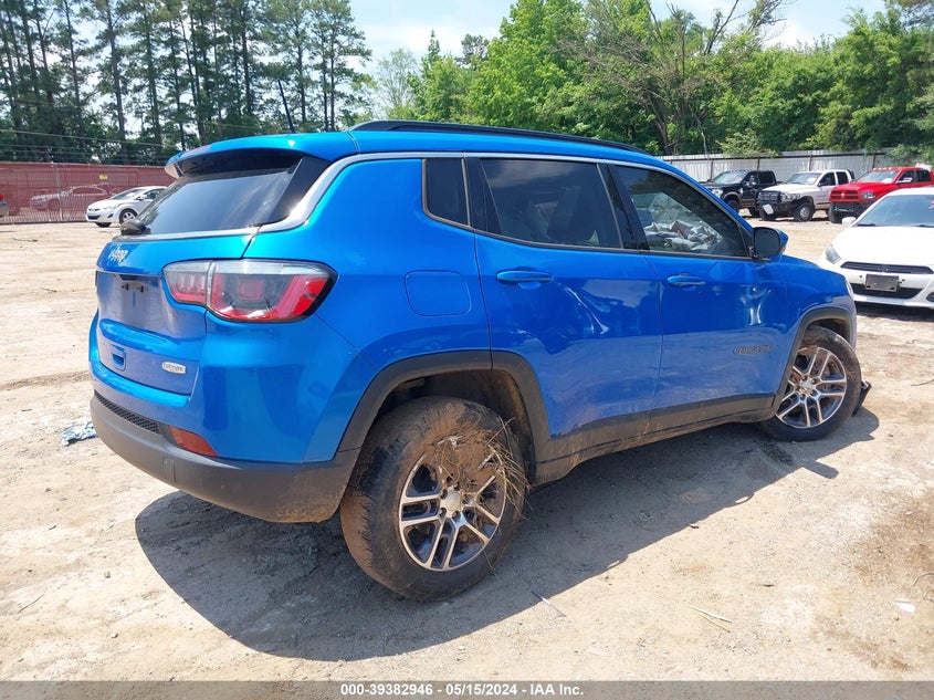 VIN 3C4NJCBB9LT212518 2020 JEEP COMPASS SUN AND WHEEL FWD