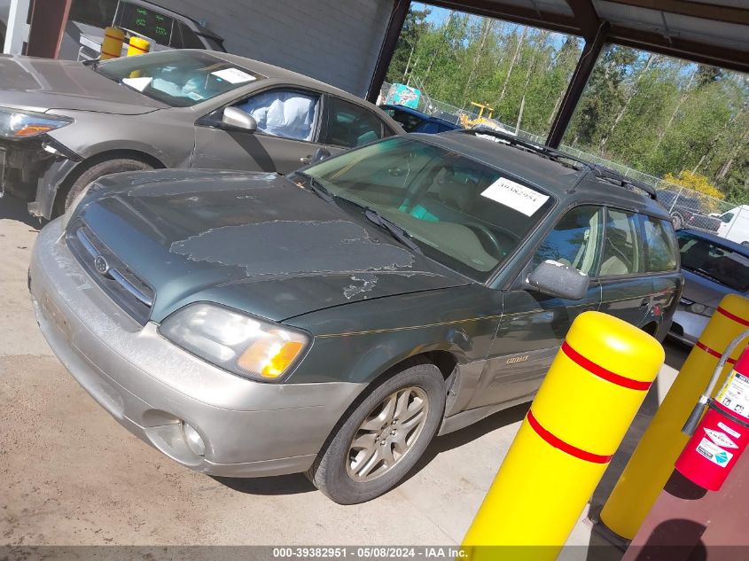 2000 Subaru Outback VIN: 4S3BH6653Y6631308 Lot: 39382951