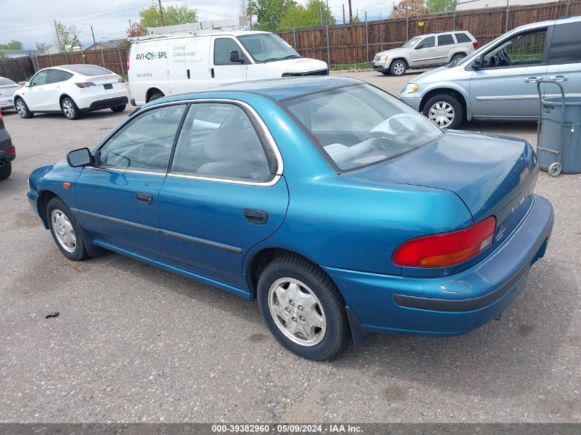 1993 Subaru Impreza L Plus VIN: JF1GC2444PH512084 Lot: 39382960