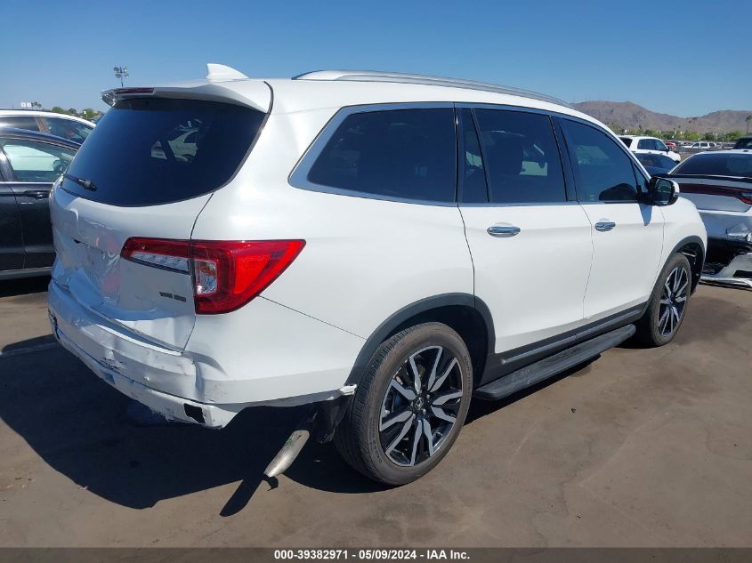 2020 Honda Pilot 2Wd Touring 8 Passenger VIN: 5FNYF5H90LB013225 Lot: 39382971