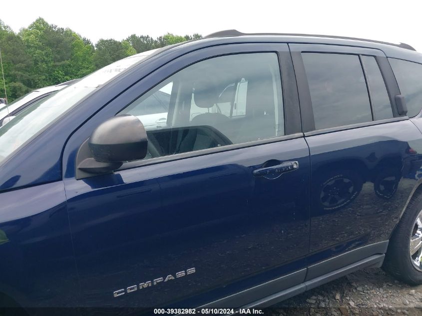 2012 Jeep Compass Sport VIN: 1C4NJCBA9CD627495 Lot: 39382982