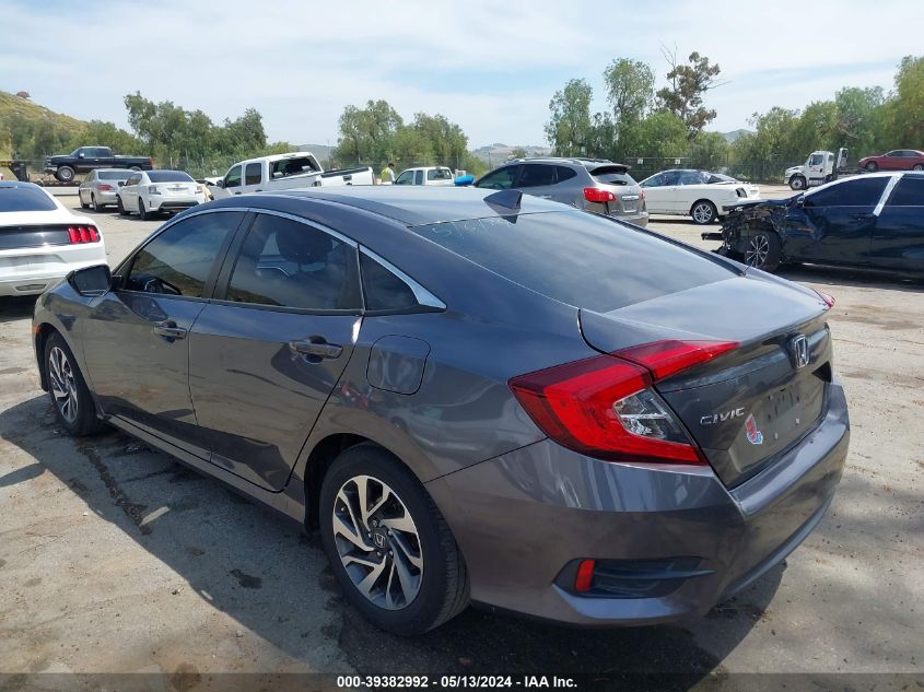 2018 Honda Civic Ex VIN: 2HGFC2F70JH591902 Lot: 39382992