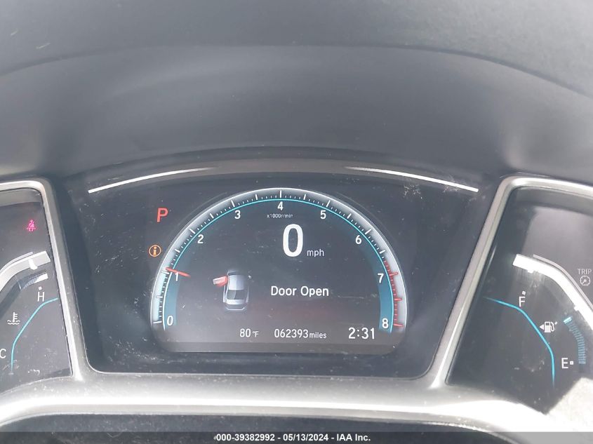 2018 Honda Civic Ex VIN: 2HGFC2F70JH591902 Lot: 39382992