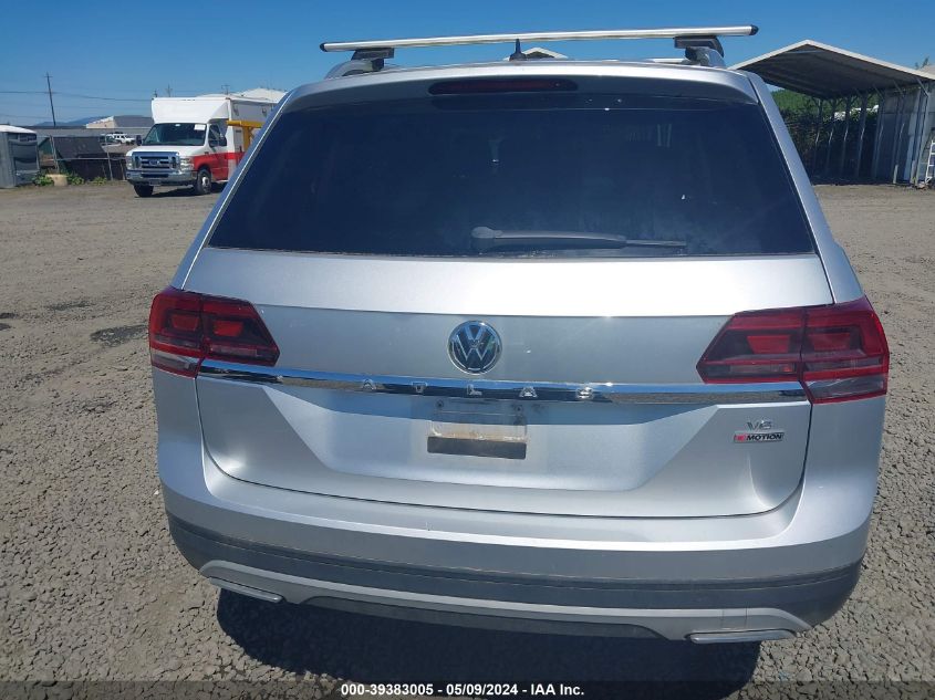 2018 Volkswagen Atlas 3.6L V6 S VIN: 1V2GR2CA5JC529642 Lot: 39383005