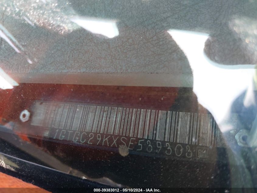 1995 GMC Sierra C2500 VIN: 1GTGC29KXSE539303 Lot: 39383012