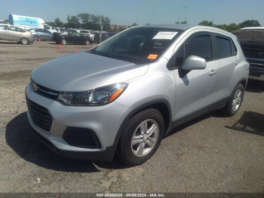 2020 Chevrolet Trax Fwd Ls VIN: 3GNCJKSB3LL186510 Lot: 39383020