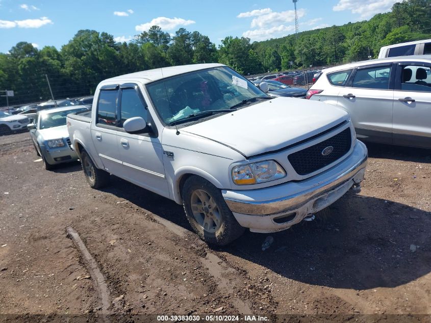 2003 Ford F-150 Lariat/Xlt VIN: 1FTRW08603KA95909 Lot: 39383030