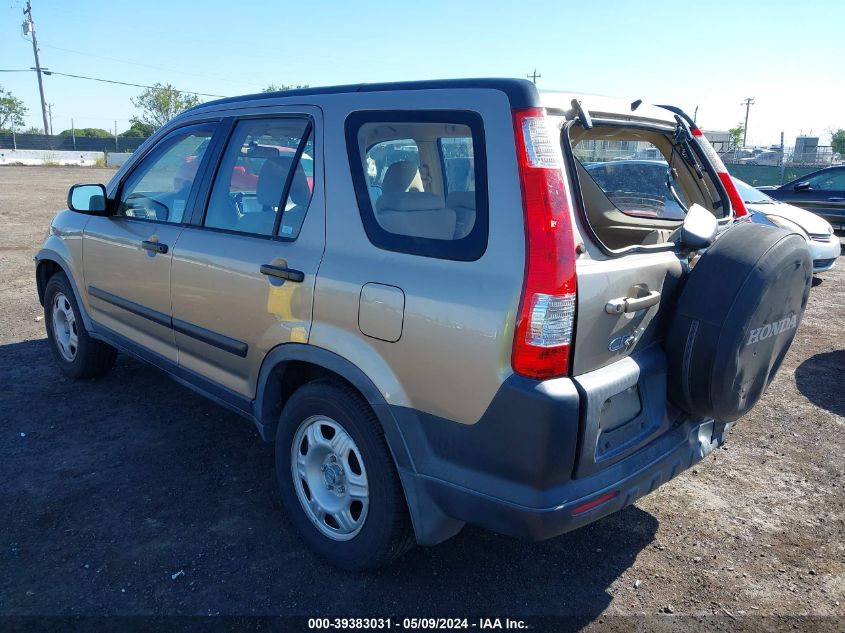 2006 Honda Cr-V Lx VIN: JHLRD685X6C014402 Lot: 39383031