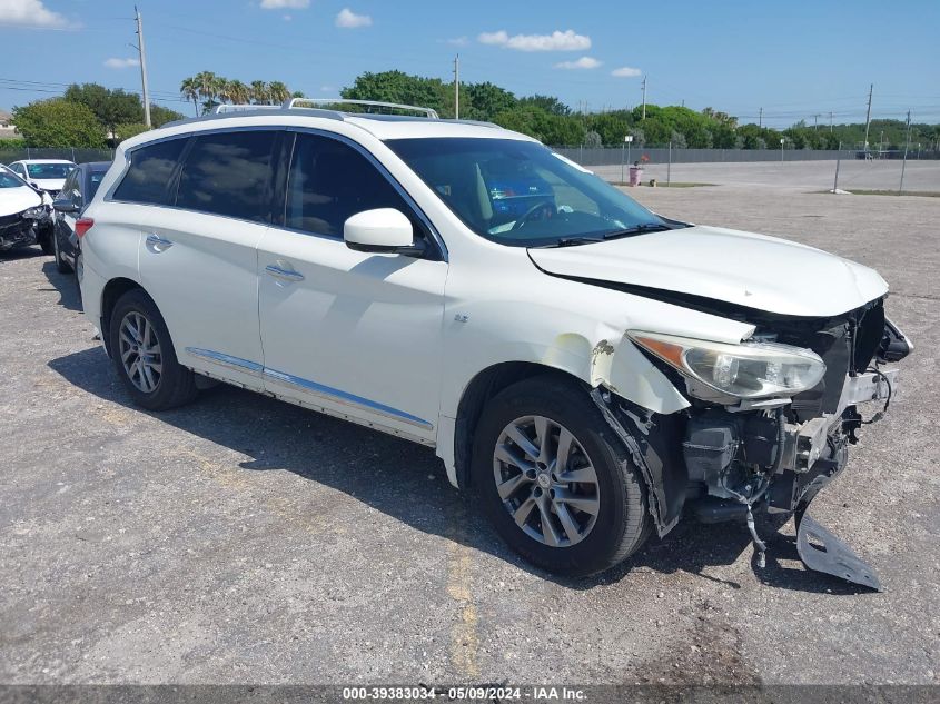 2015 Infiniti Qx60 VIN: 5N1AL0MM5FC516642 Lot: 39383034