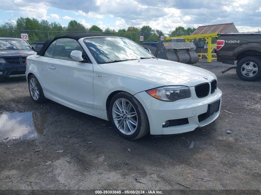 2013 BMW 128I VIN: WBAUN1C50DVR01682 Lot: 39383045