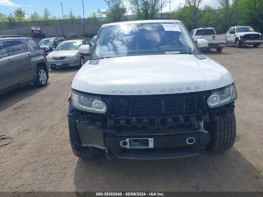 2016 Land Rover Range Rover Sport 3.0L V6 Supercharged Hse VIN: SALWR2PF3GA112374 Lot: 39383048