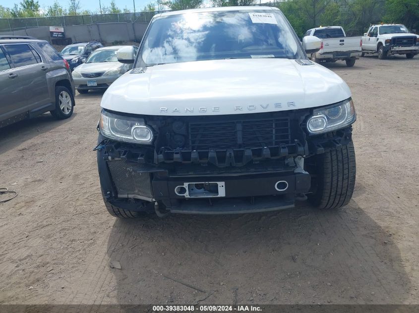 2016 Land Rover Range Rover Sport 3.0L V6 Supercharged Hse VIN: SALWR2PF3GA112374 Lot: 39383048