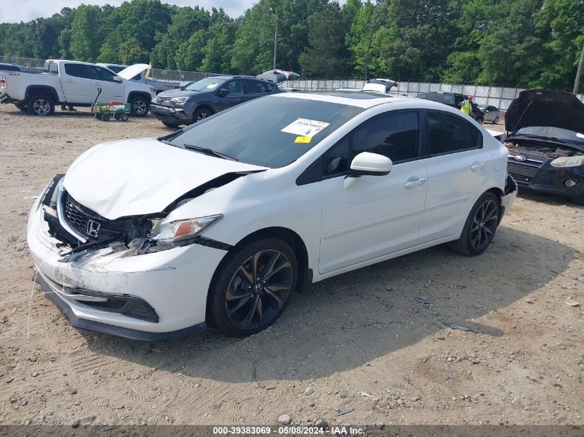 2014 Honda Civic Ex VIN: 2HGFB2F80EH521690 Lot: 39383069