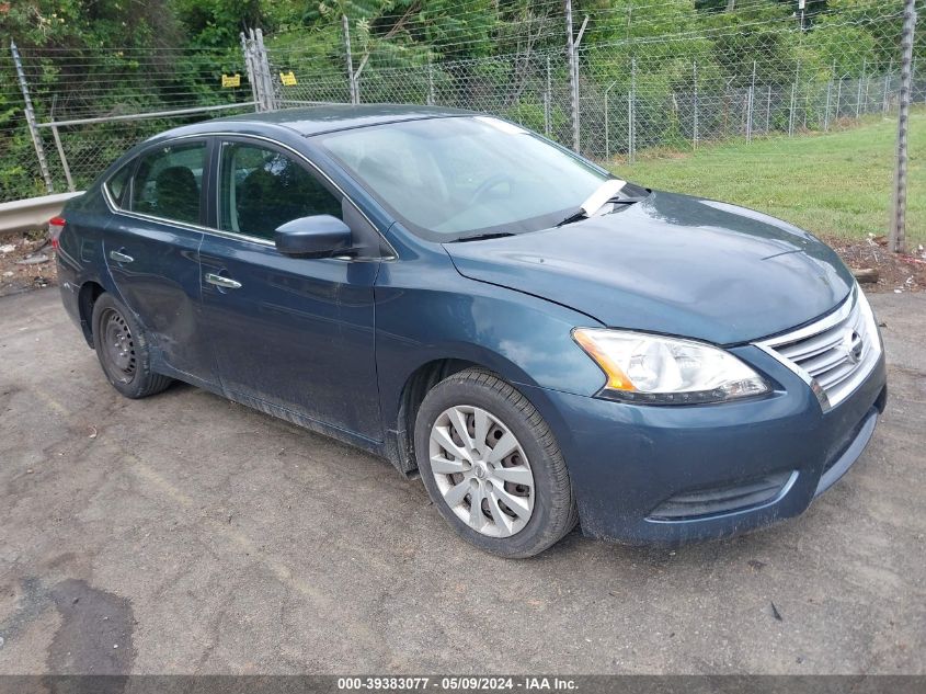 2014 Nissan Sentra Fe+ S/Fe+ Sv/S/Sl/Sr/Sv VIN: 3N1AB7AP6EY218592 Lot: 39383077