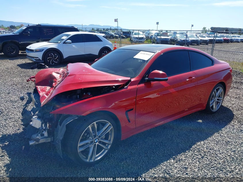 2018 BMW 430I VIN: WBA4W3C54JAC97505 Lot: 39383088