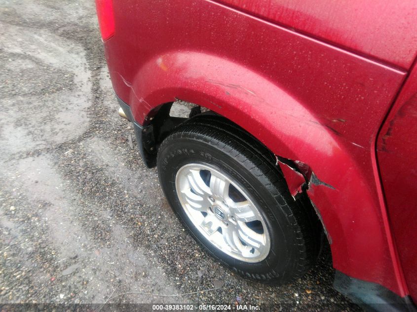 2008 Honda Element Ex VIN: 5J6YH28788L009395 Lot: 39383102