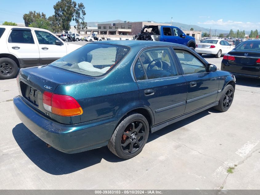 1998 Honda Civic Lx VIN: JHMEJ6675WS002610 Lot: 39383103