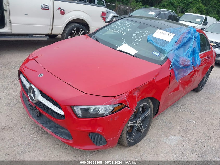 2019 Mercedes-Benz A 220 4Matic VIN: WDD3G4FBXKW021453 Lot: 39383105