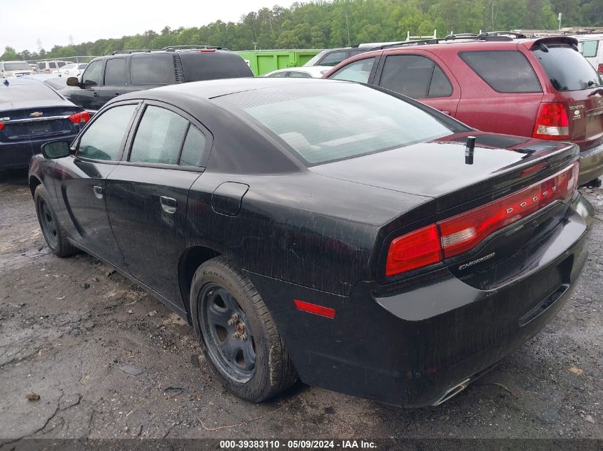 2011 Dodge Charger Police VIN: 2B3CL1CG9BH554303 Lot: 39383110