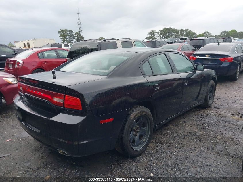 2011 Dodge Charger Police VIN: 2B3CL1CG9BH554303 Lot: 39383110