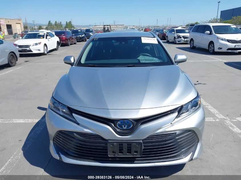 2018 Toyota Camry Hybrid Le VIN: 4T1B31HK8JU501395 Lot: 39383126