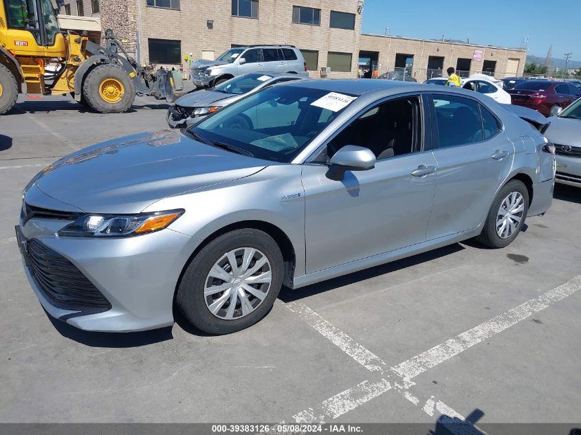 2018 Toyota Camry Hybrid Le VIN: 4T1B31HK8JU501395 Lot: 39383126