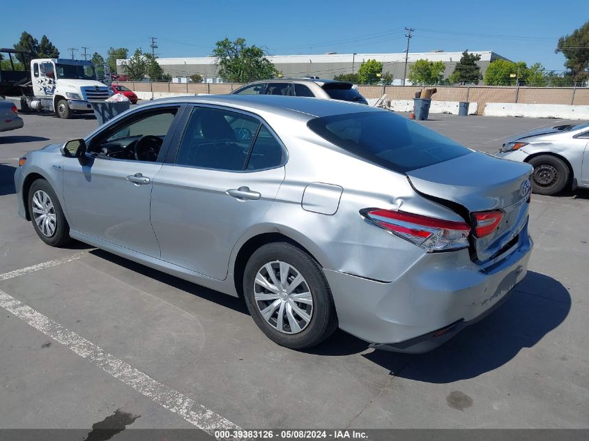 2018 Toyota Camry Hybrid Le VIN: 4T1B31HK8JU501395 Lot: 39383126