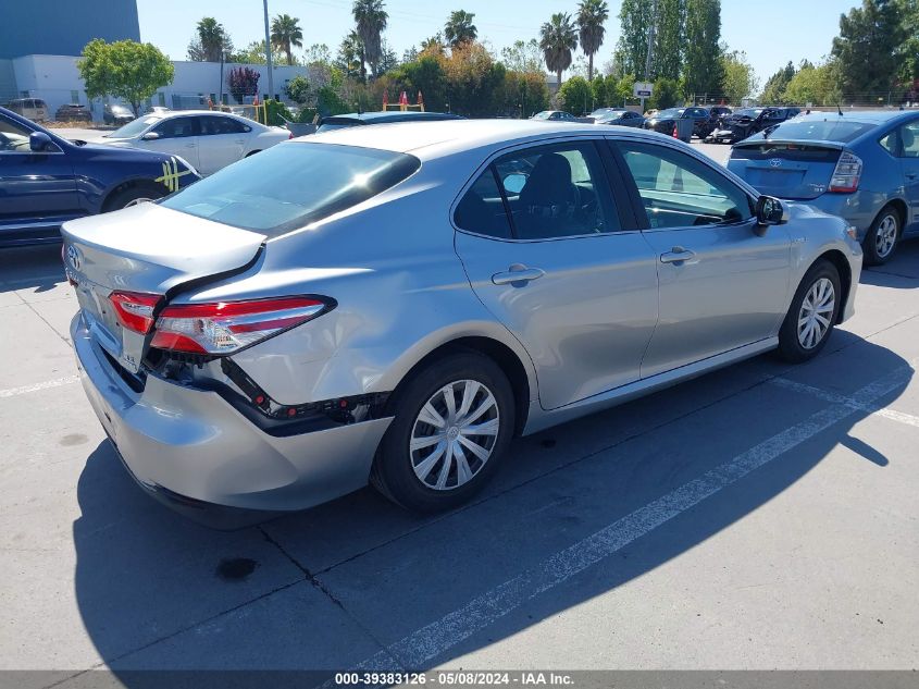 2018 Toyota Camry Hybrid Le VIN: 4T1B31HK8JU501395 Lot: 39383126